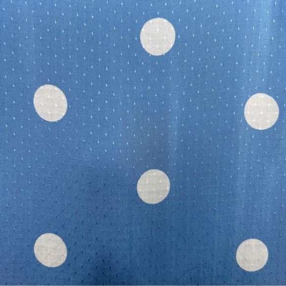 ANTHROPOLOGIE / PAIGE Blue Allure White Dolly Dot Arlyn Dress - Sz XS - Picture 11 of 16